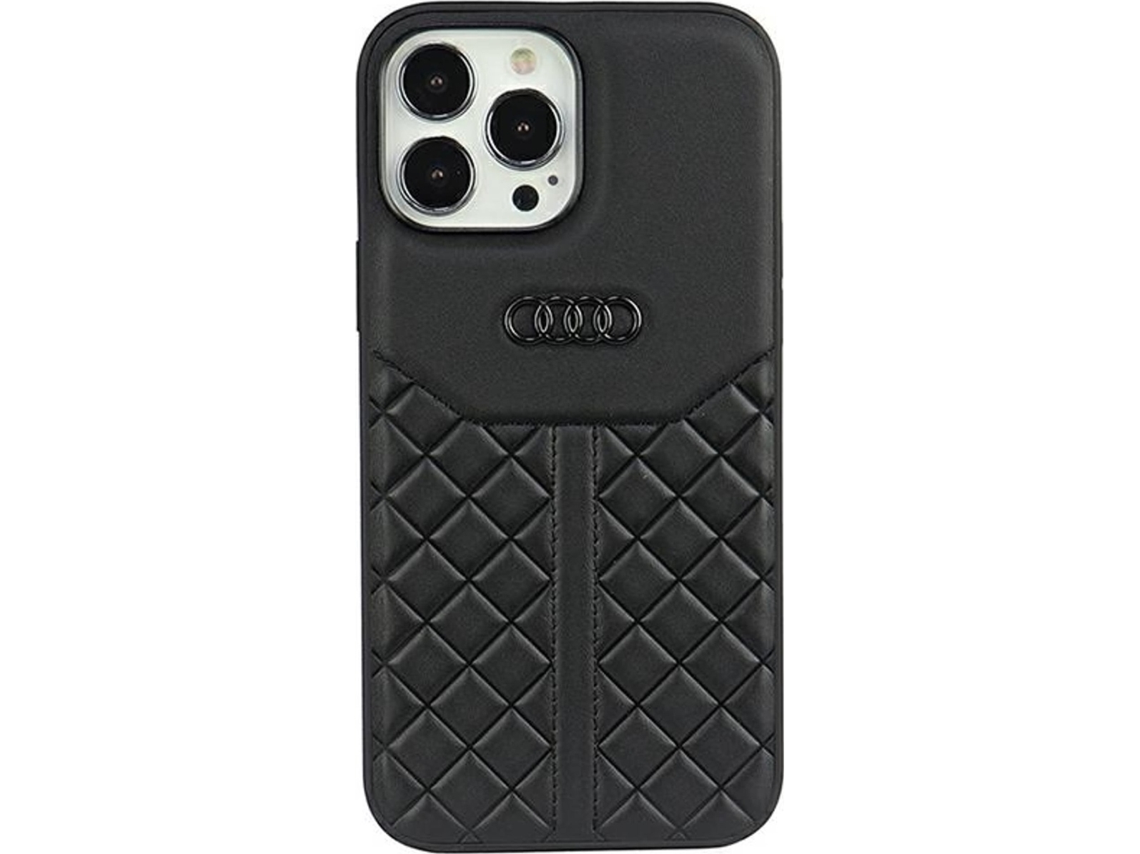 Hurtel Audi Ægte Læder Iphone 13 Pro Max 6.7&Quot Sort/Sort Hardcase Au-Tpuppcip13pm-Q8/D1-Bk