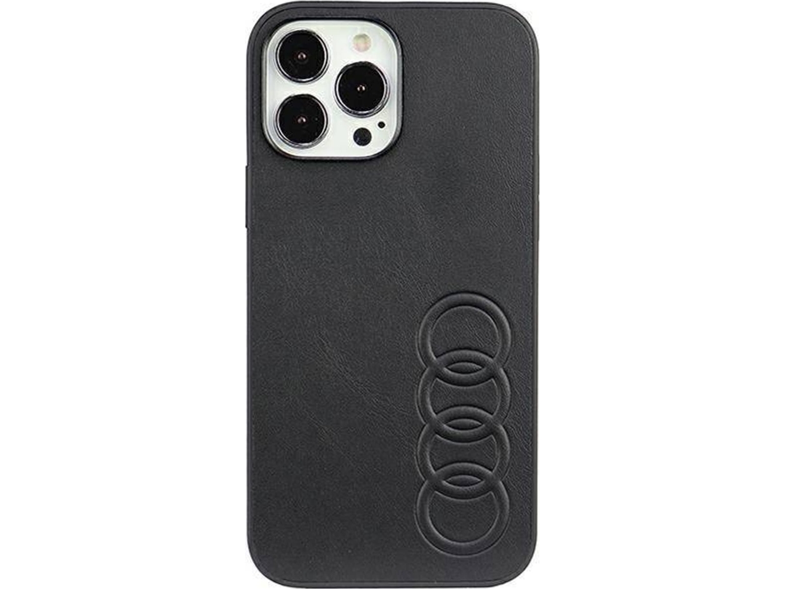 Audi Syntetisk Læder Iphone 13 Pro Max 6,7" Sort/Sort Hardcase Au-Tpuppcip13pm-Tt/D1-Bk