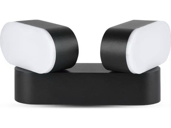 V-Tac Væglampe V-Tac Væglampe 12W Led Swivel 350St Sort Vt-814 Varme 1100Lm