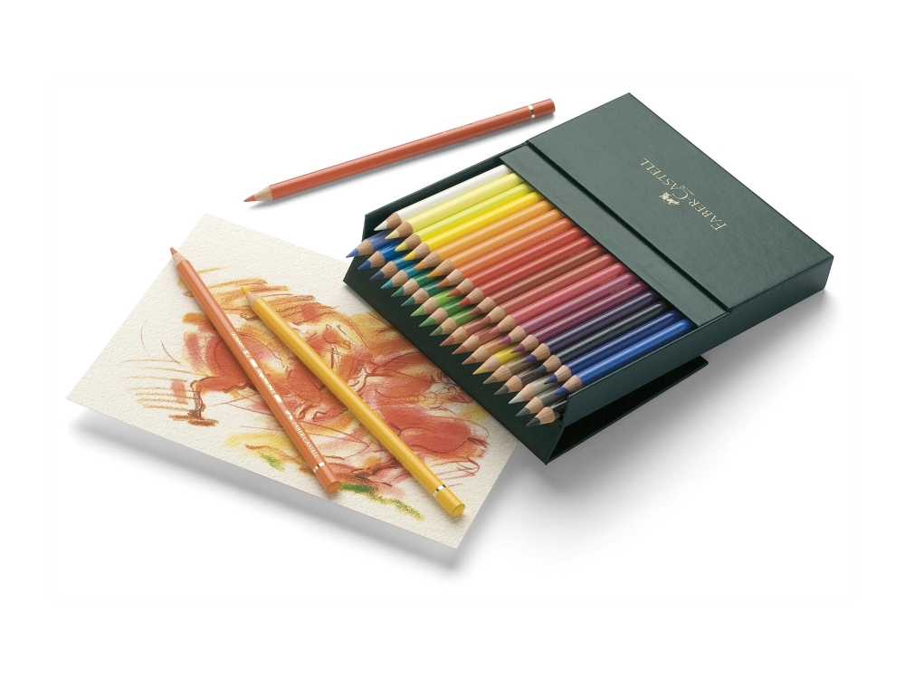 Faber-Castell Polychromos - Färgpenna - oljepastell - blandade färger - 3.8 mm (paket om 36) | Skrivredskap - Blyertspennor & pencils - Stiftpennor | GameStuff