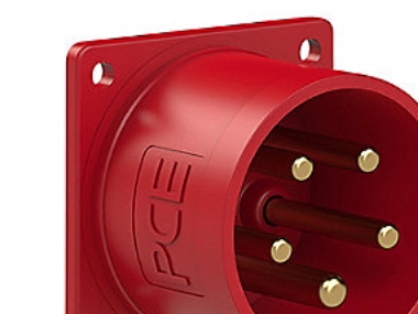 Pce Cee Flansch-Einlass 32A 5P - 6H, Ip44, 70X70 Mm, Gerade
