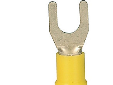 Gaffelkabelsko Rød M5 - 0,5-1,5Mm2 - (100 stk.) | EL Artiklar - Kablar och ledningar - Kabelsko och ärmar | GameStuff