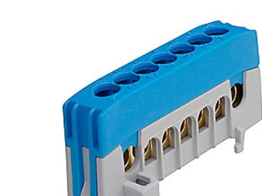 Nulklemme N7-F2, 7 x 16mm², blå | EL Artiklar - Elcentral - Klämmor & Rackklämmor | GameStuff