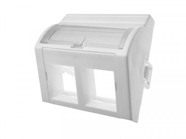 Alantec Adapter 45X45 2Xrj45 (Konvexer Winkel)