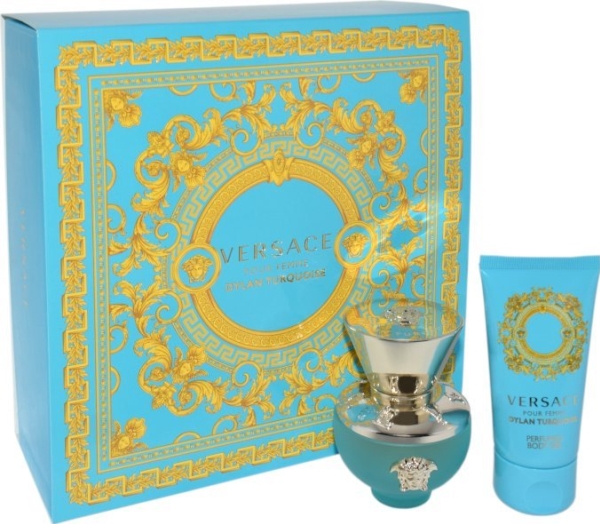 Versace Set (Dylan Turquoise Edt/S 30Ml + Parfumeret Body Gel 50Ml)