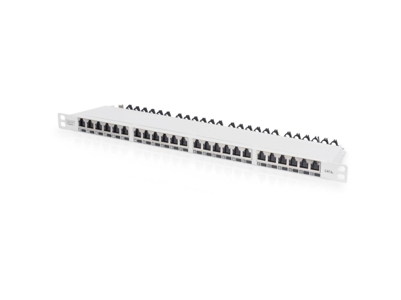 Digitus Dn-91624S-Sl-Ea-G, Guld, Cat6a, 30 N, Grå, Stål, Rackmontering