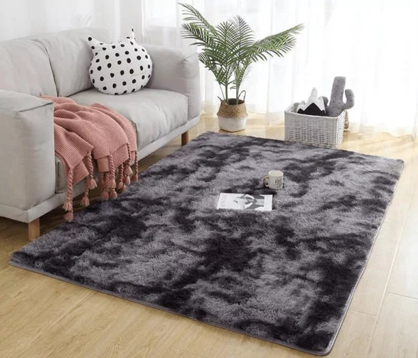 Billede af Strado Carpet Ombre Shaggy Strado 60X120 Ombregrey (Mørkegrå) Universal