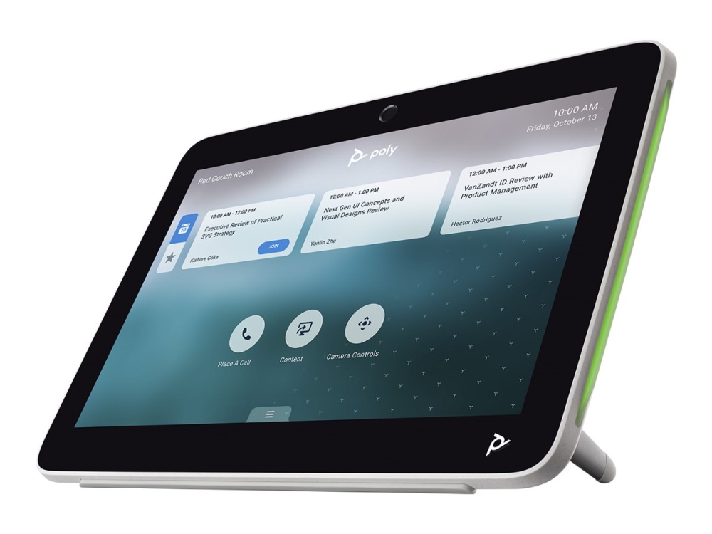 Hp Poly Tc10 - Uden Strømledning - Berøringscontroller - Certified For Zoom Rooms - Hvid