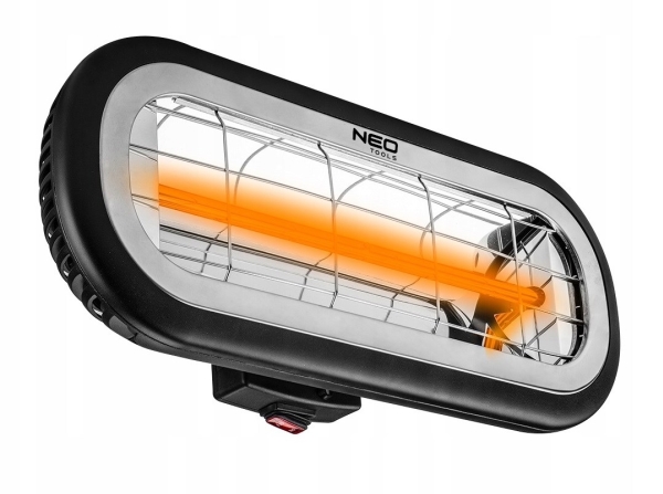 NEO TOOLS 90-032 elektrisk varmeapparat Infrarød Indendørs & udendørs 2000 W Sort