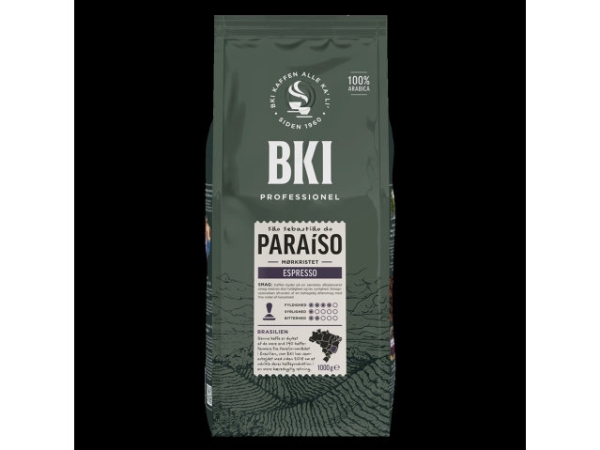 Kaffee Espresso Bki Paraiso Ganze Bohne 1Kg