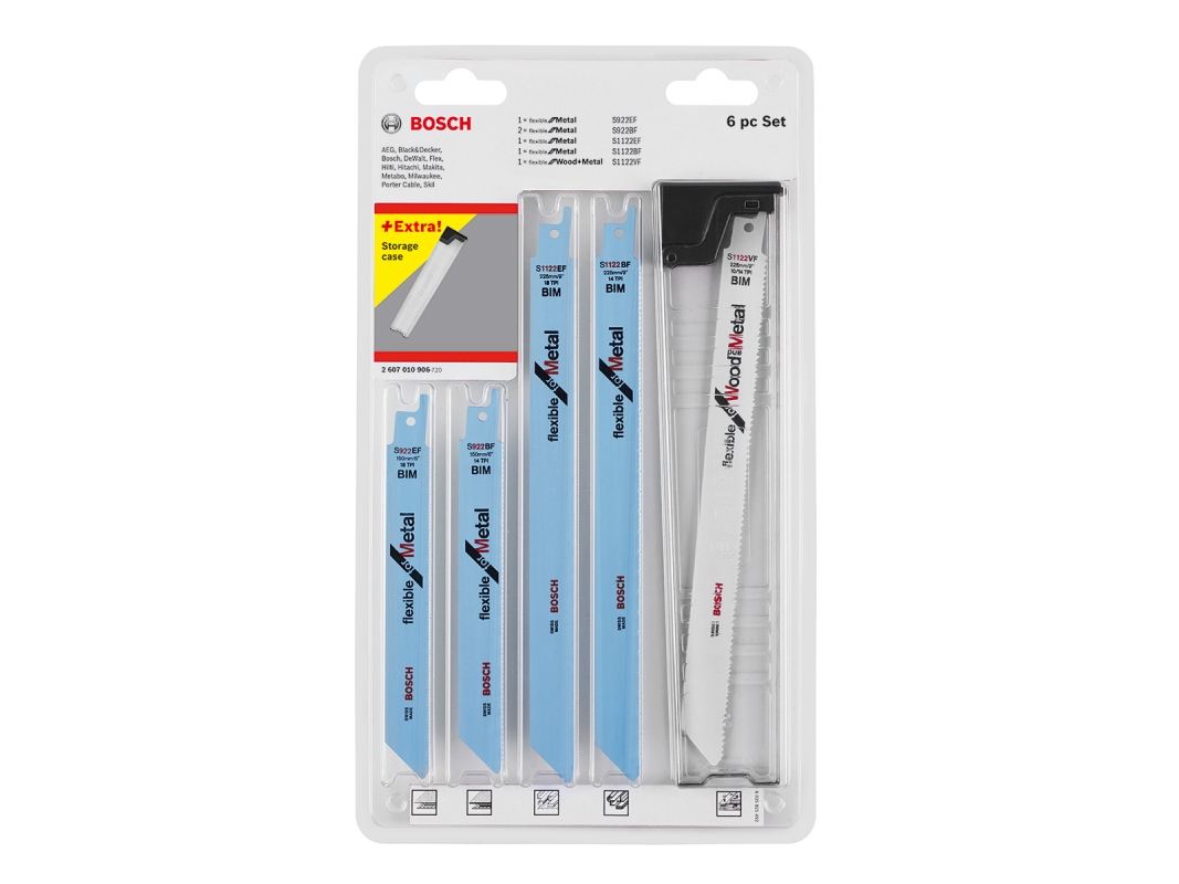 Bosch 2 607 010 906 Jigsaw Blade 6Stück(E) Sägeblatt Für Stichsägen - Laubsägen & Elektrische Sägen (2607010906)