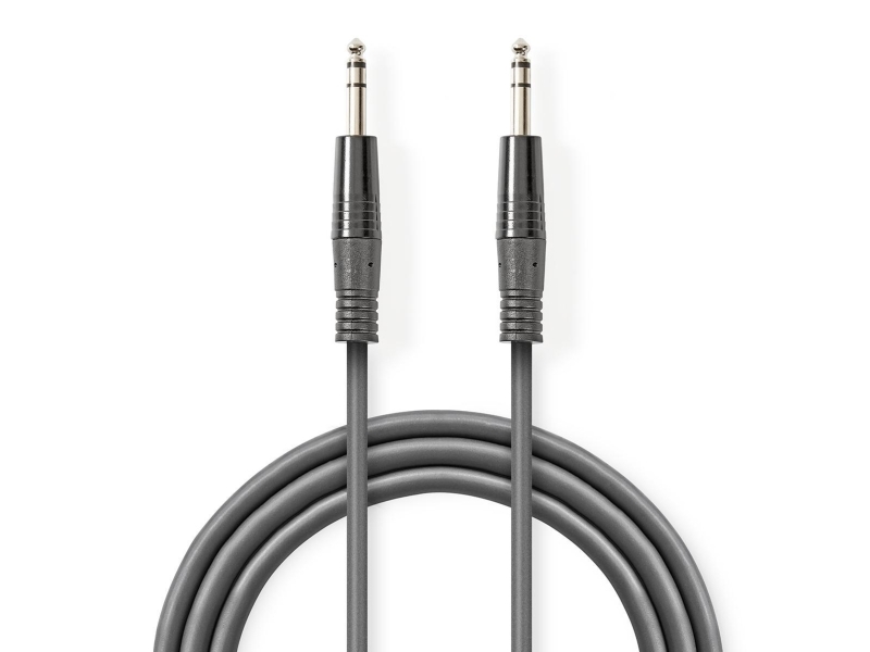 Nedis Coth23020gy50, 6.35Mm, Stecker, 6.35Mm, Stecker, 5 M, Grau