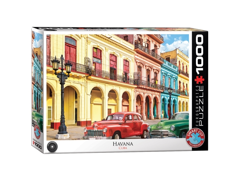 Puslespil 1000 Brikker Havana, Cuba 6000-5516