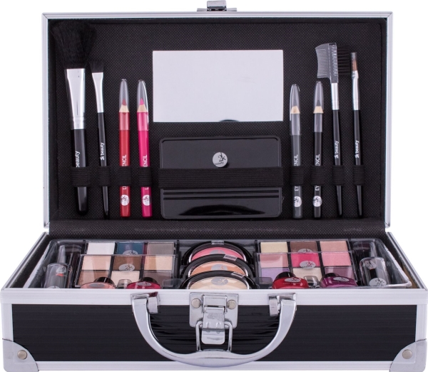 2K 2K Fabulous Beauty Train Case Musta kosmetyków 66,9g