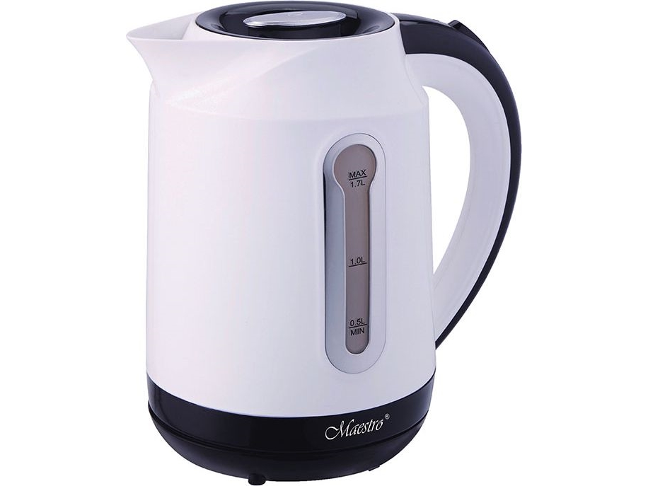 Feel-Maestro Mr041 White, 1,7 L, 2000 W, Schwarz, Weiß, Kunststoff, Wasserstandsanzeige, Überhitzungsschutz
