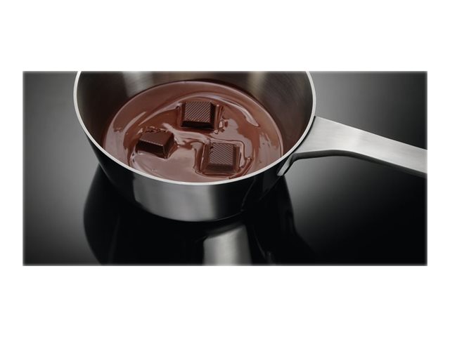 Electrolux 600 Eit60443x - Induktions Kogeplade - 4 Plader - Niche - Bredde: 56 Cm - Dybde: 49 Cm - Med Rustfrit Stål-Pynt - Sort
