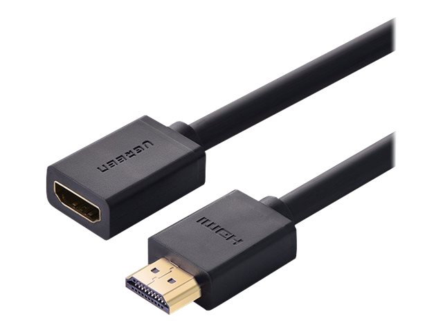 Ugreen 10141, 1 M, Hdmi Typ A (Standard), Hdmi Typ A (Standard), 3D, 10,2 Gbit/S, Schwarz