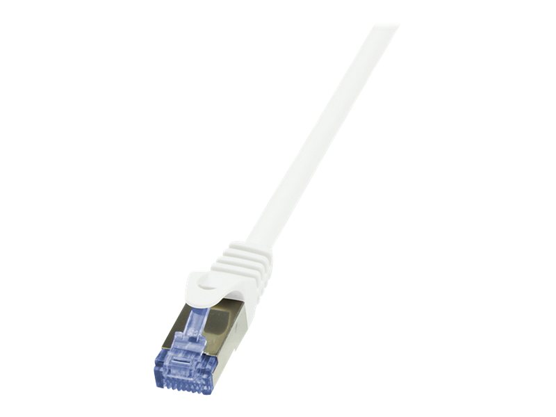 Logilink Primeline - Patchkabel - Rj-45 (Han) Til Rj-45 (Han) - 25 Cm - Sftp, Pimf - Cat 6A - Halogenfri - Grå