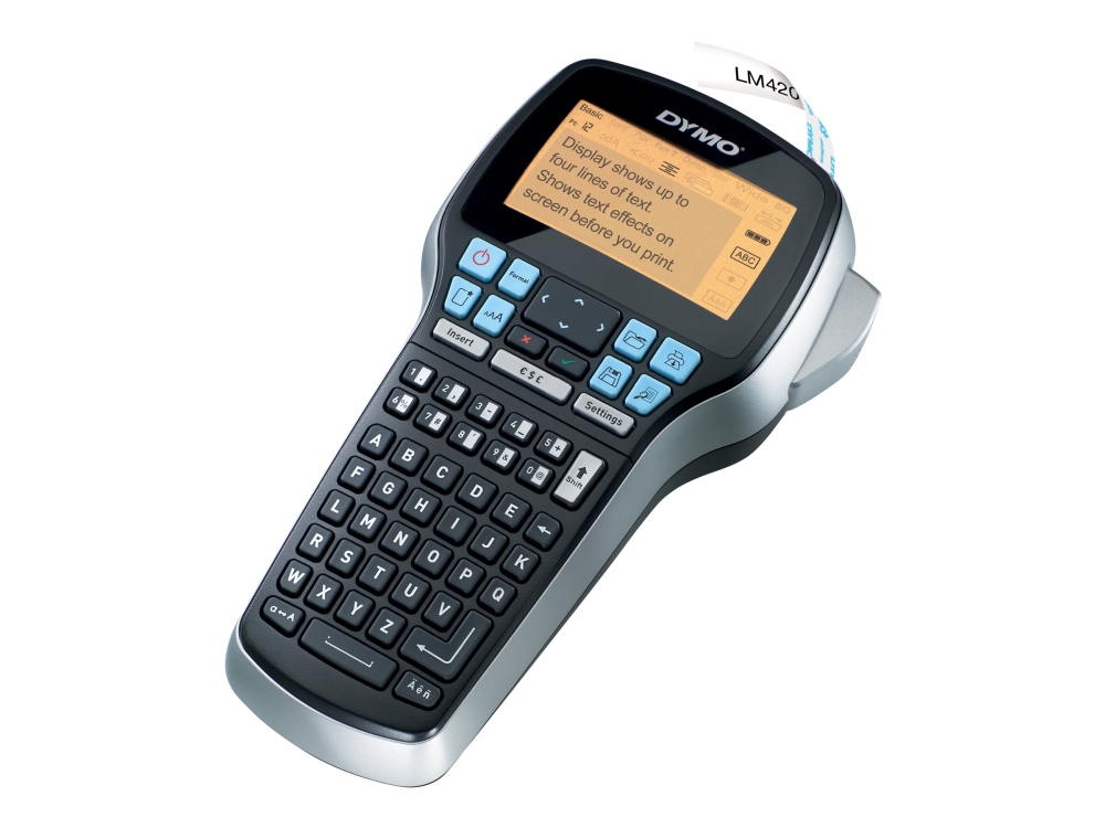 Dymo Labelmanager 420P Abc Uk, Abc, D1, Wärmeübertragung, 180 X 180 Dpi, 12 Mm/Sek, Schwarz