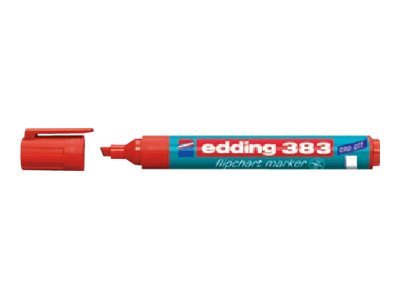 Edding 383 Flipchart - Markør - For Flip-Over Tavle - Sort - Vandbaseret Blæk - 1-5 Mm