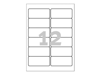 Avery Zweckform J8177 - Hvid - 42.3 X 99.1 Mm 300 Etikette (25 Ark X 12) Adresseetiketter