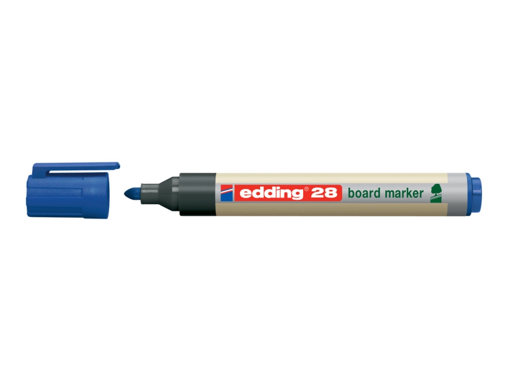 Whiteboardmarker, Edding 28 Ecoline, Rund, Ass. Farver, Pakke A 4 Stk