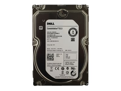 Dell - Hårddisk - 2 TB - intern - 3,5 - SATA - 7200 rpm - för PowerEdge C5220, C6220, C8220, R210, R220, R320, R420, R520, R720, T20, T320, T420, T620 | Datorer & Surfplattor - Servertillbehör - Hårddiskar | GameStuff