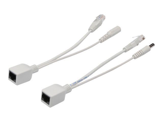 Digitus Passive Poe Cable Kit Dn-95001 - Strøm Over Ethernet (Poe) Kabelkit - Dc-Stik 5,5 Mm - Cat 5E