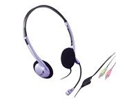 Genius Computer Technology Hs-02B Stereo Headset, Kabelgebunden, Büro/Callcenter, Kopfhörer