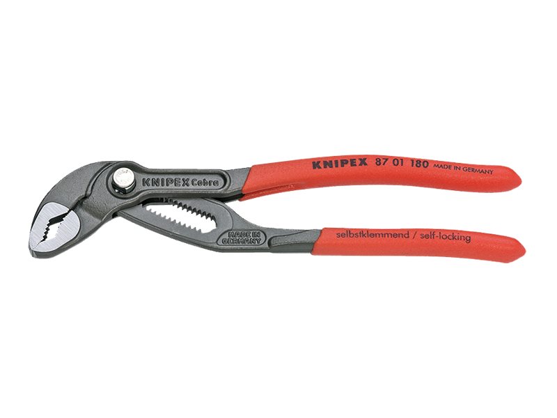 Knipex Cobra Hightech Wasserpumpe - Nut- Und Federzange - 180 Mm - Max. Öffnung: 42 Mm