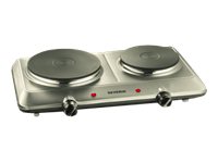 SEVERIN DK 1014 - Elektrisk kokplatta - 2.5 kW - borstat rostfritt stål | Vitvaror - Spishäll - Fristående hällar | GameStuff