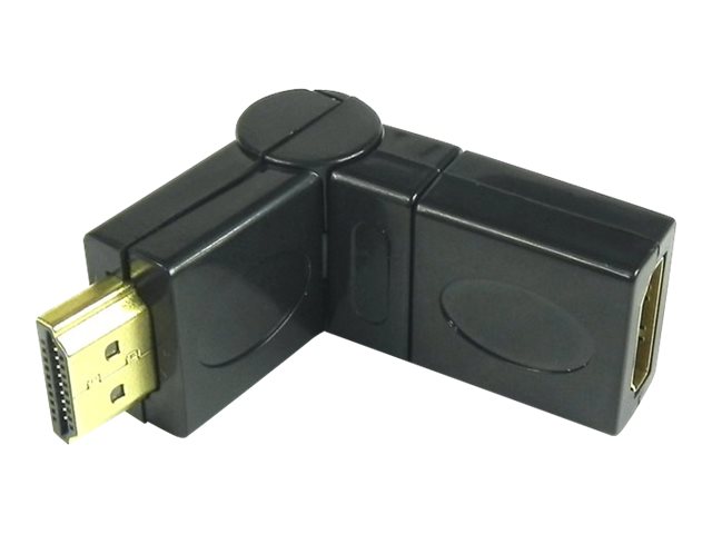 Qoltec - Hdmi Højrevinklet Adapter - Hdmi Hun Til Hdmi Han