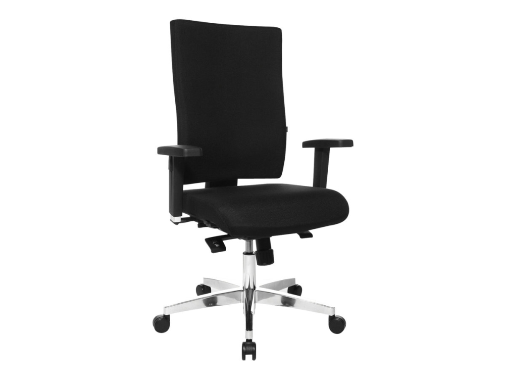 Topstar Light Star 20 - Stol - Opgave - Armstøtter - Drejeled - Polypropylen, Syntetiske Fibre - Sort
