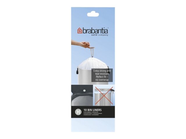 Avfallspåsar Brabantia smartfix 50 liter -1 rulle med 10 påsar (modell H) | Rengöring - Avfallshantering - Soppåsar | GameStuff