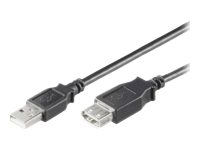 Microconnect Usb 2.0 - Usb-Verlängerungskabel - Usb (Buchse) Auf Usb (Stecker) - Usb 2.0 - 1 M - Schwarz