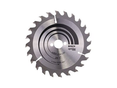 Bosch RUNDSAVKLINGE OPTILINE 160X2,6X16MM 24T