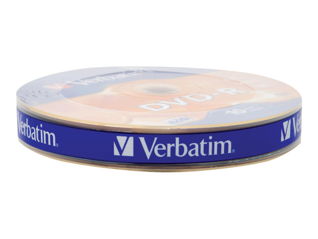 Verbatim Dvd-R Matt Silver 16X, Dvd-R, 120 Mm, Spindel, 10 Stück(E), 4,7 Gb