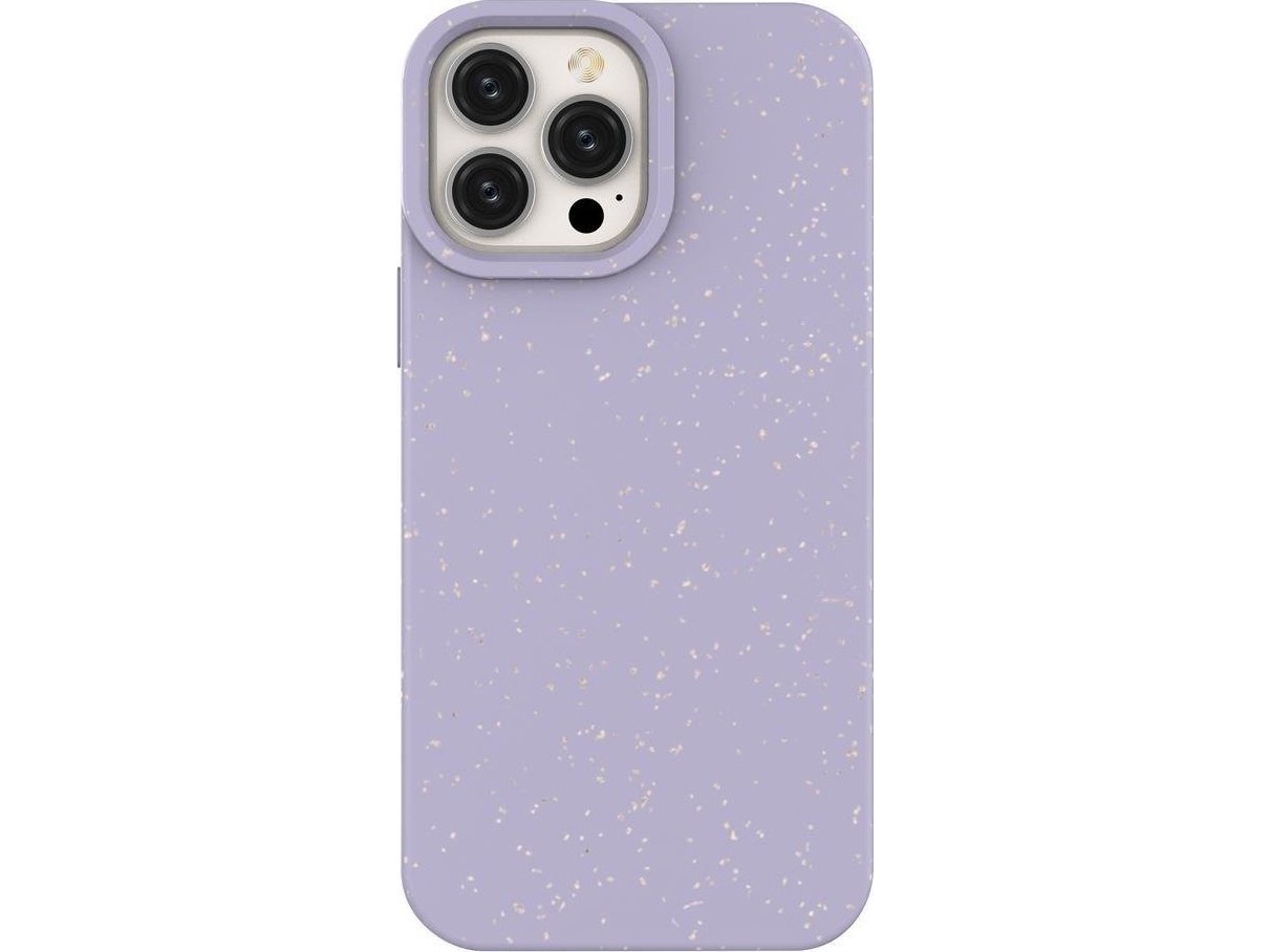 Eco Case Iphone 14 Pro Max Silikone Genanvendelig Etui Lilla