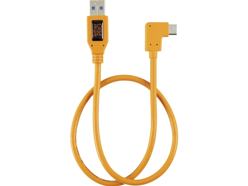 Tether Tools Cucrt02-Org, 0,5 M, Usb A, Usb C, Usb 3.2 Gen 1 (3.1 Gen 1), 5000 Mbit/S, Orange