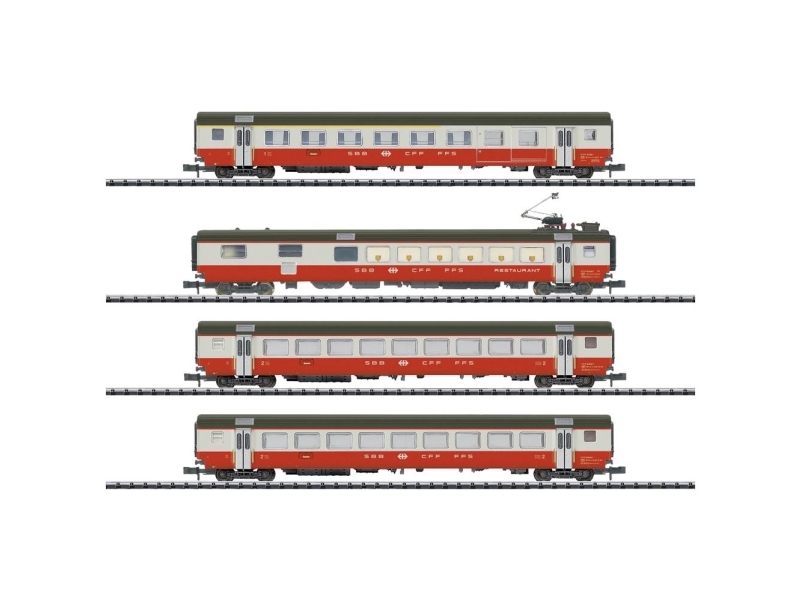 MiniTrix 18720 N Minitrix vagnssats 1 | Hobby - Modelljärnväg - Skala N | GameStuff