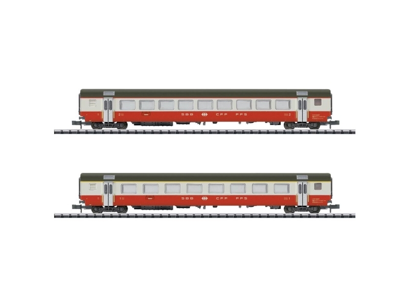 MiniTrix 18721 N Minitrix vagnsats 2 | Hobby - Modelljärnväg - Skala N | GameStuff