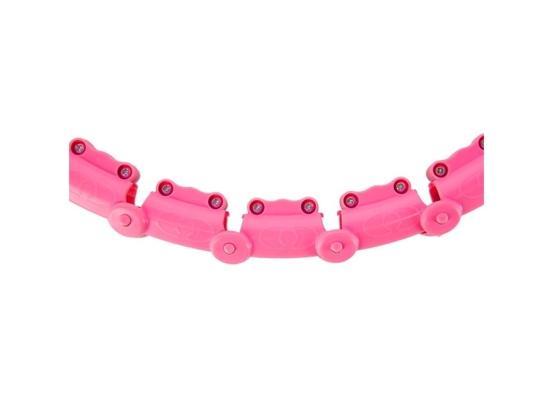 One Fitness hula hoop med noppar och vikter OHA02 rosa | Produkter för mobilitet och hjälpmedel - Rörlighet - Kropp och välbefinnande | GameStuff