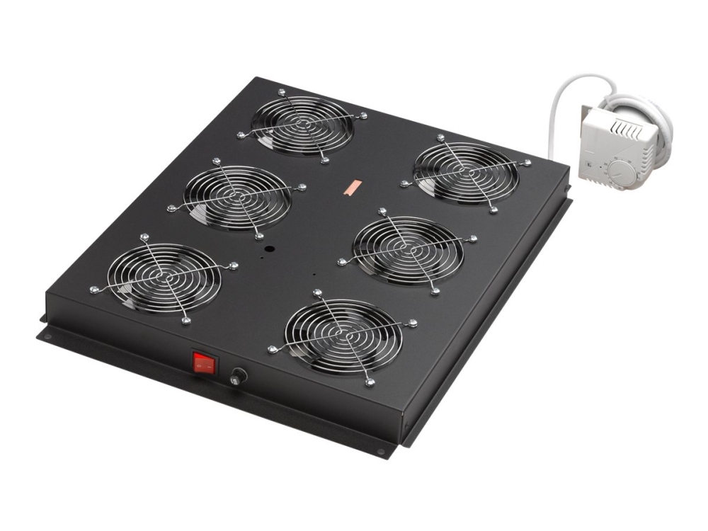 Digitus Dachlüftereinheit Für Unique Serverschränke, Schwarz, 4 Lüfter, 324,9 Cfm, Unique Server, 435 Mm, 505 Mm