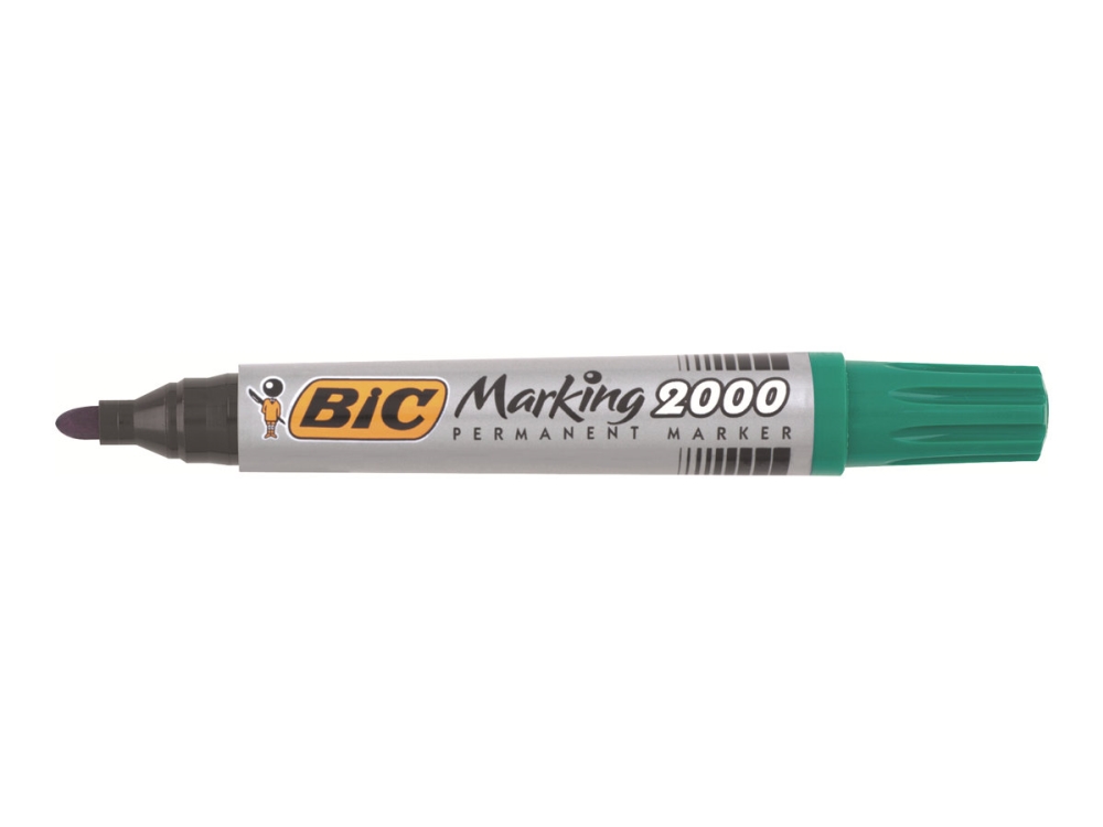 BIC Marking 2000 ECOlutions Permanent Tuscher Medium Rund Spids - Grøn - (12 stk.)