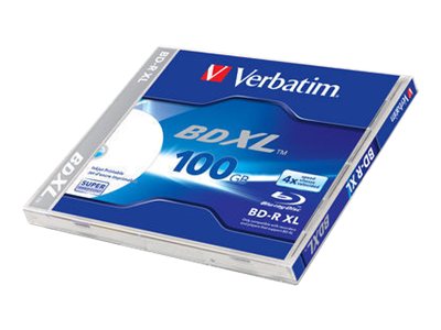 Verbatim Bd-R Xl 100 Gb 4X, 100 Gb, Bd-R, Jewelcase, 1 Stück(E)