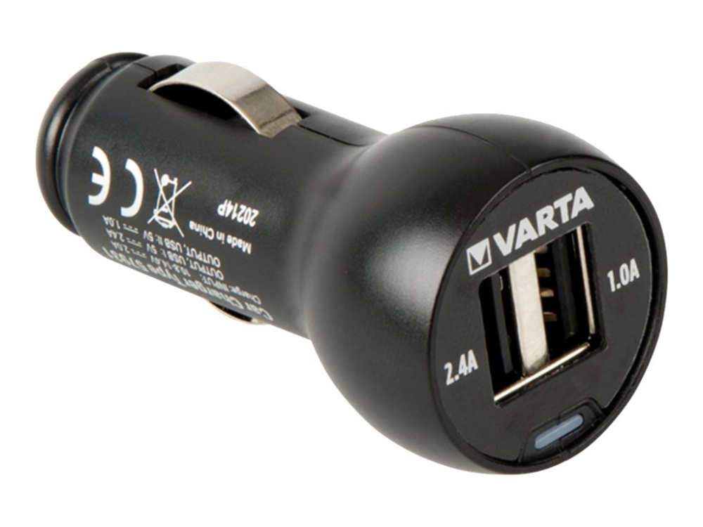 Varta -57931, Auto, Zigarettenanzünder, 12 V, 1 M, Schwarz