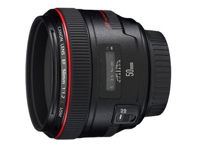 Canon Ef - Objektiv - 50 Mm - F/1.2 L Usm - Canon Ef - Für Eos 1000, 1D, 50, 500, 5D, 7D, Kiss F, Kiss X2, Kiss X3, Rebel T1i, Rebel Xs, Rebel Xsi