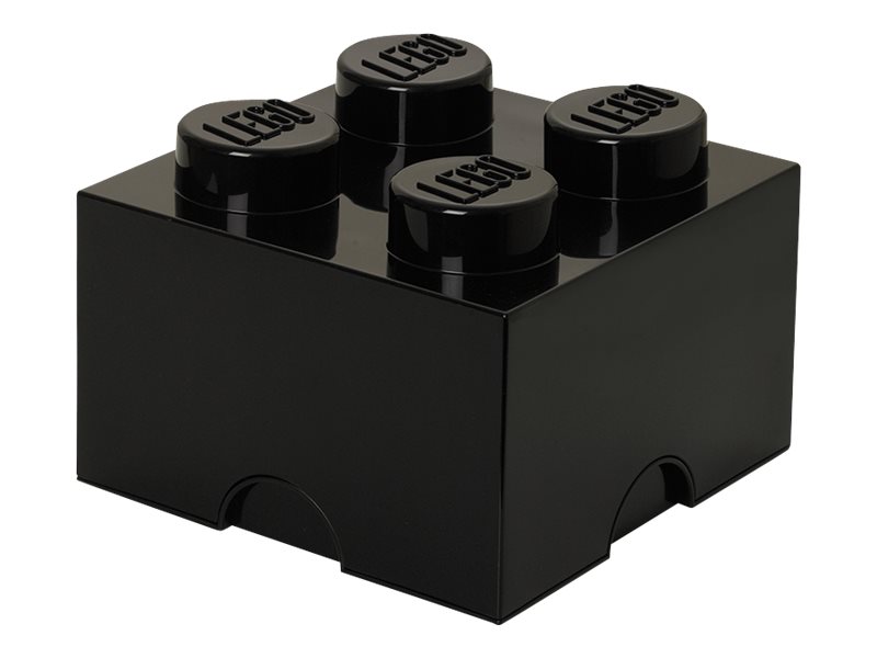 Lego Storage Brick 4 - Opbevaringsboks - Sort