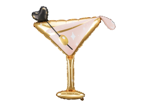 Cocktail Glas Folieballon