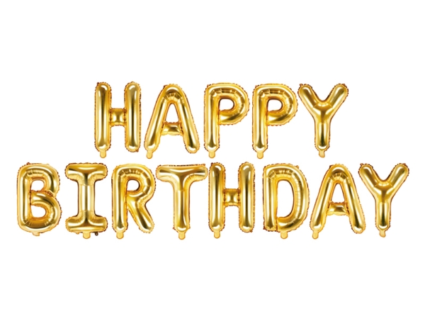 Partydeco Fb6m-019, Spielzeugballon, Folie, Gold, Einfarbig, Party, Universal